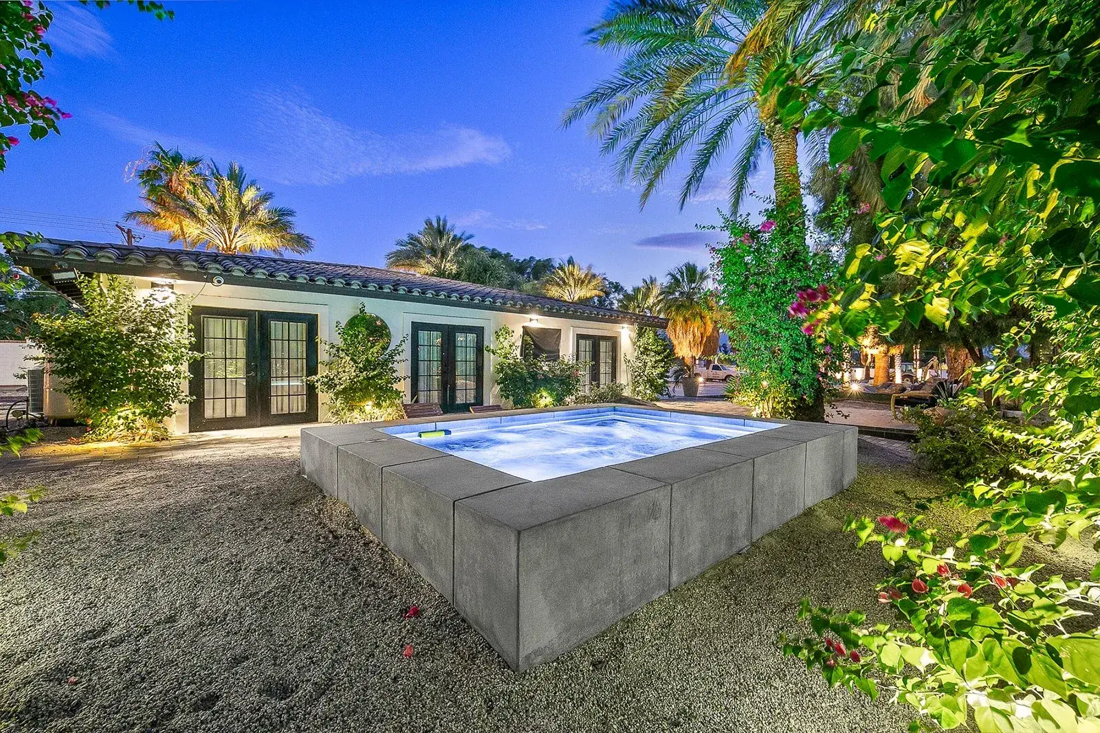 Private casita plunge pool